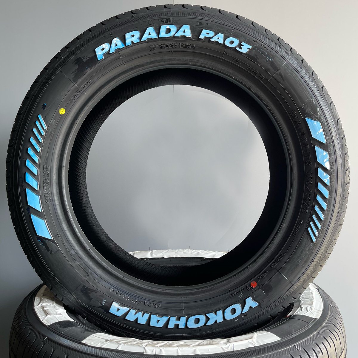 即納 最短当日発送→翌日お届け可 2023年製 新品 ヨコハマ パラダ PARADA PA03 215/60R17C 109/107S 4本 215/60R17 国内正規品 個人宅様OK_画像2