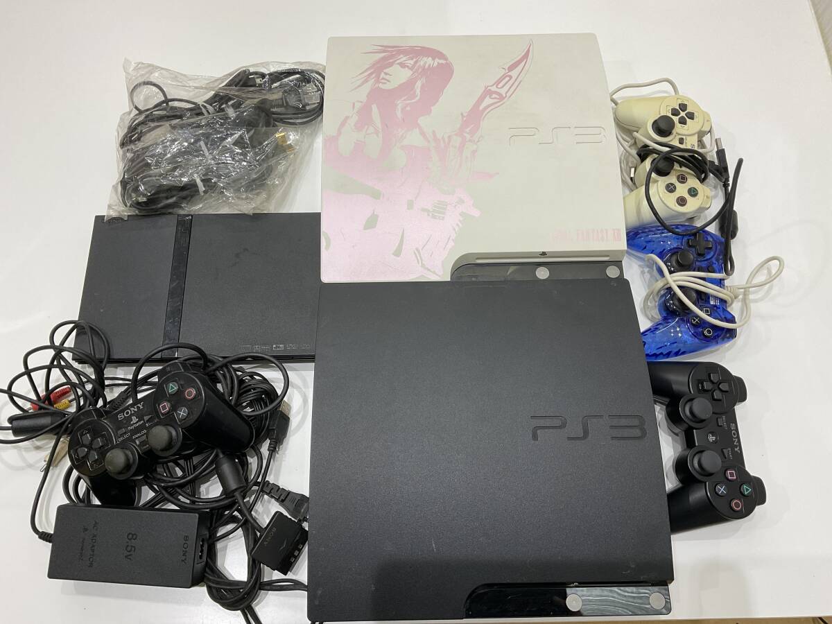 SONY PS3／PS2 ゲーム機本体3台セット ジャンク品 CECH−2000A黒/CECH 