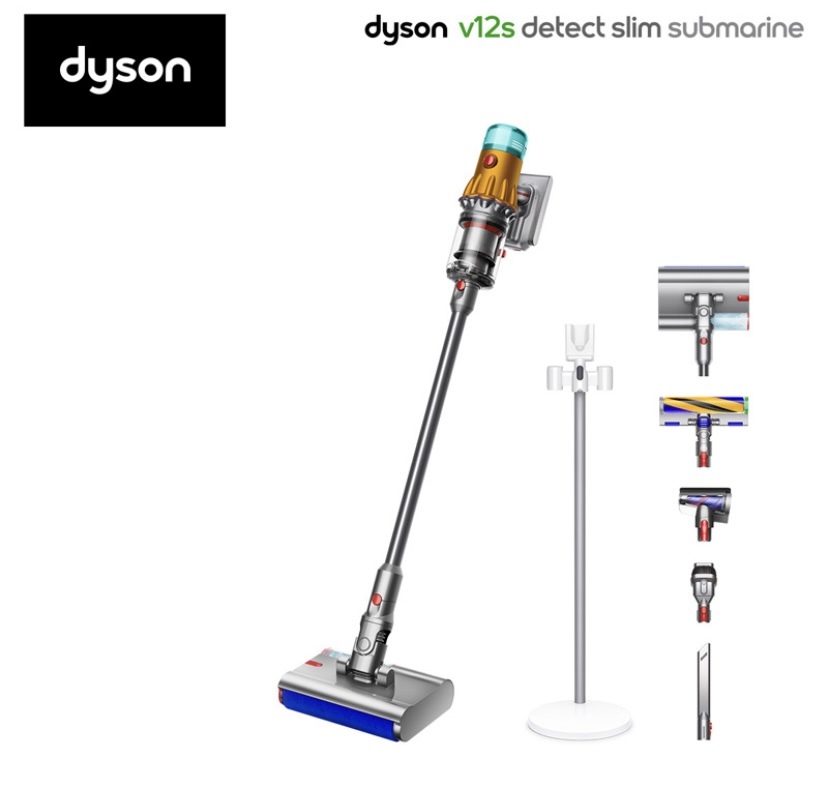 ★新品 未開封 送料無料★ダイソン Dyson V12s Detect Slim Submarine SV46SU Submarineウェットローラーヘッド★の画像1