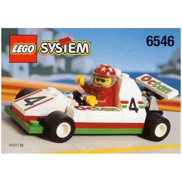 WS111　LEGO　レゴ　街シリーズ 6335 F1キャリートレーラー+6432 F1トレーラー+6546 F1カーレーサー　※説明書なし　60サイズ_画像6