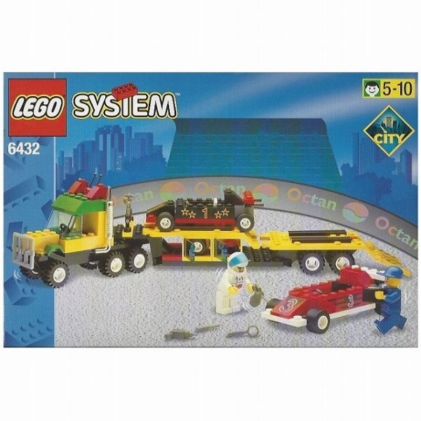 WS111　LEGO　レゴ　街シリーズ 6335 F1キャリートレーラー+6432 F1トレーラー+6546 F1カーレーサー　※説明書なし　60サイズ_画像5