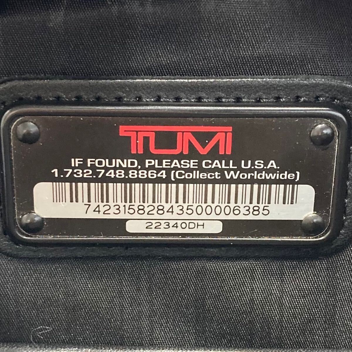 1円~極美品 TUMI トゥミ 2way ALPHA BRAVO エバレット エッセンシャル ブリーフ メンズ ビジネスバッグ 斜め掛け レザー A4/PC可 通勤 黒_画像10