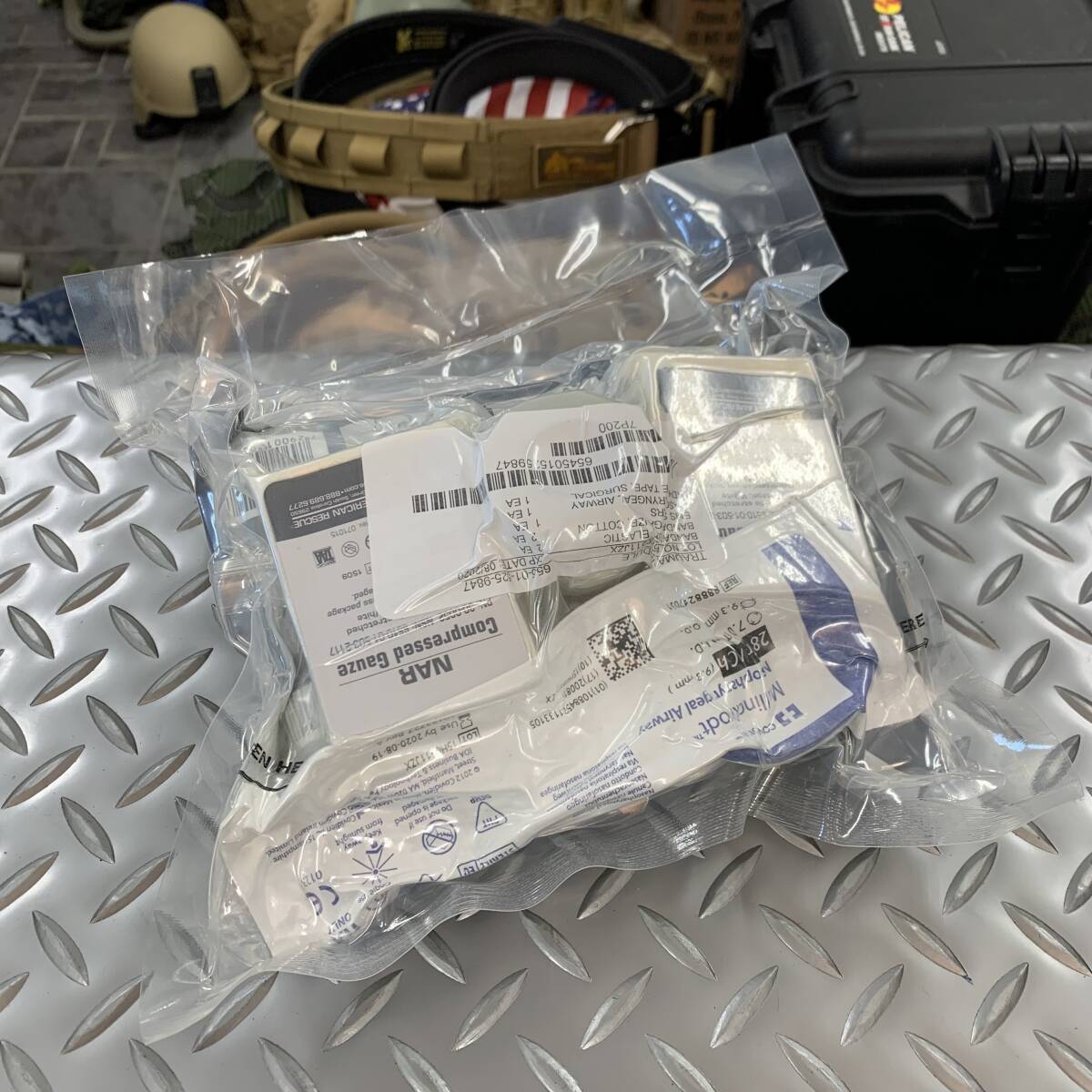 米軍実物 IFAK/Trauma Module Kit ファーストエイド トラウマキット nar h&h skedco medical catの画像4