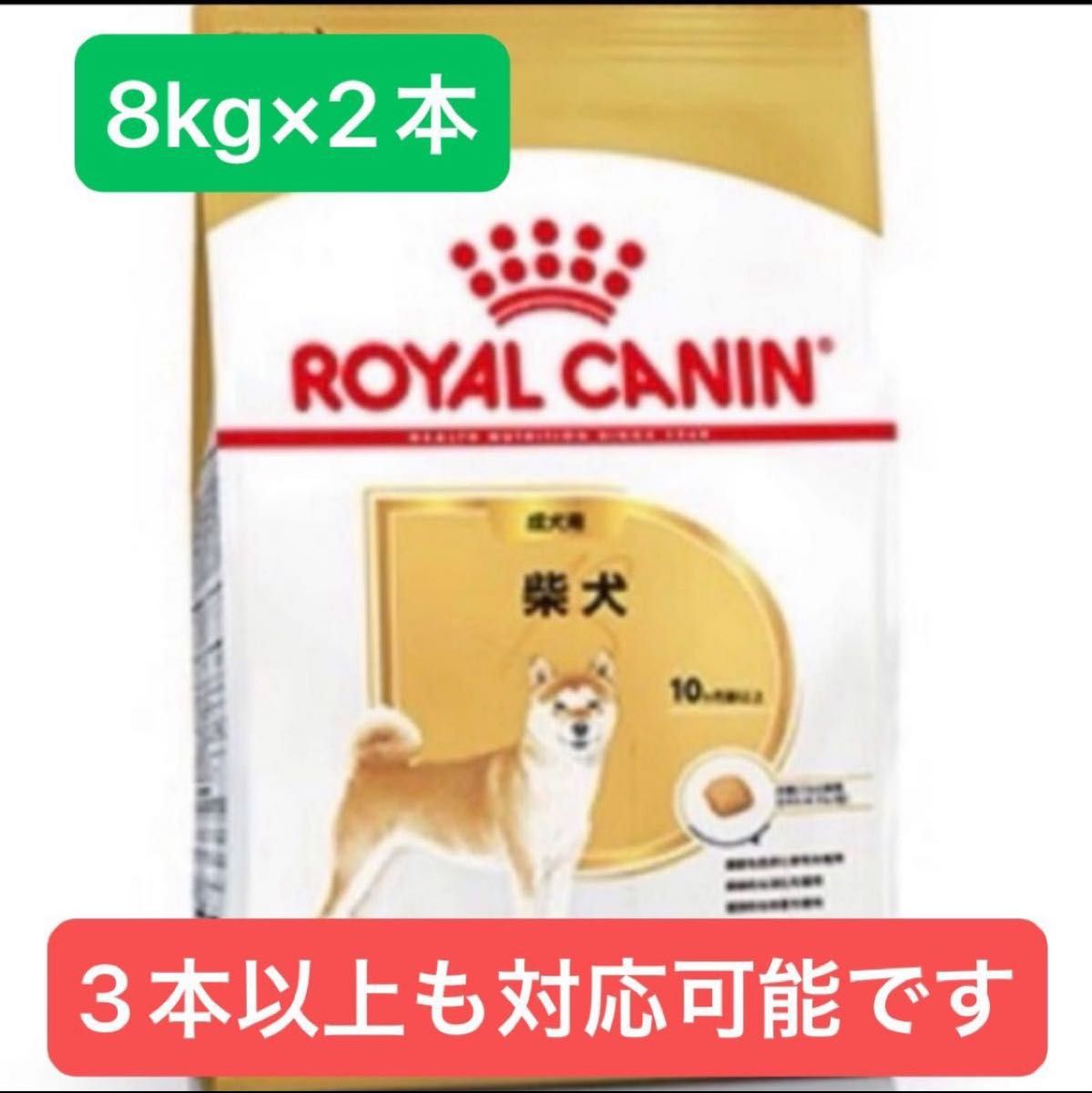 ロイヤルカナン　柴犬成犬用　8kg×2個