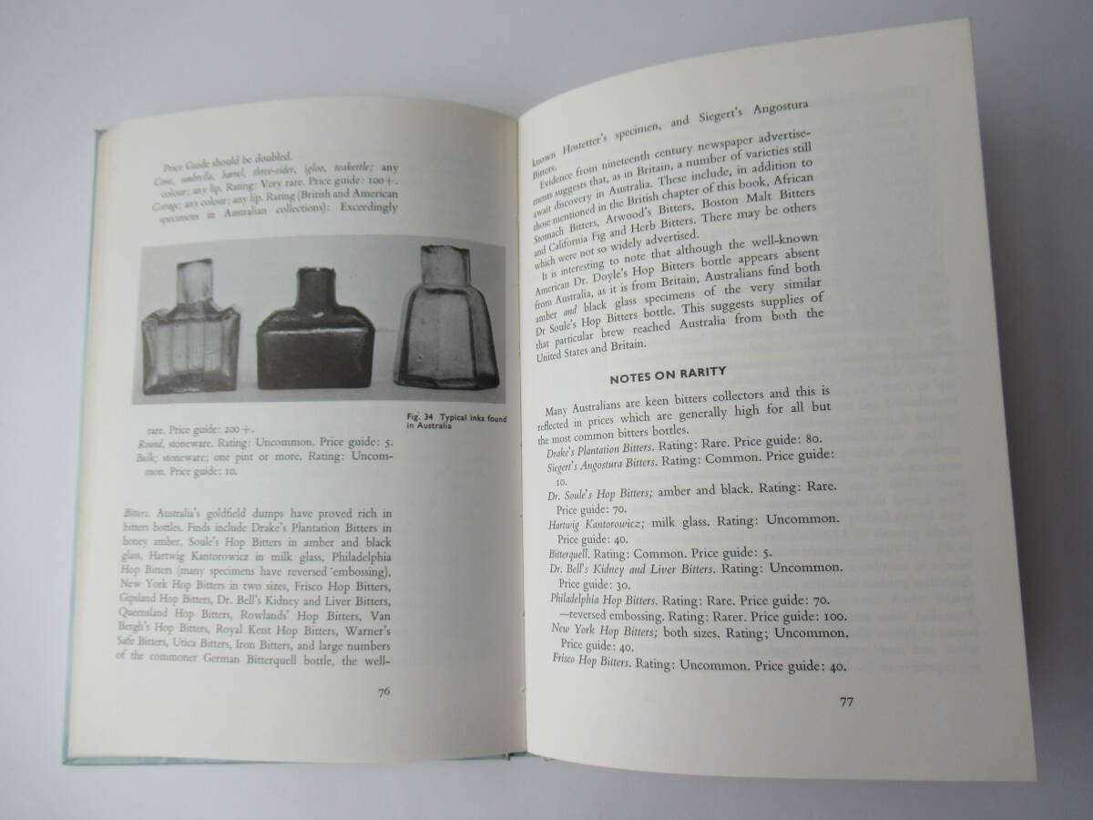 英国　古本　世界のアンティークボトルのコレクターズガイドブック　1975年出版_画像7