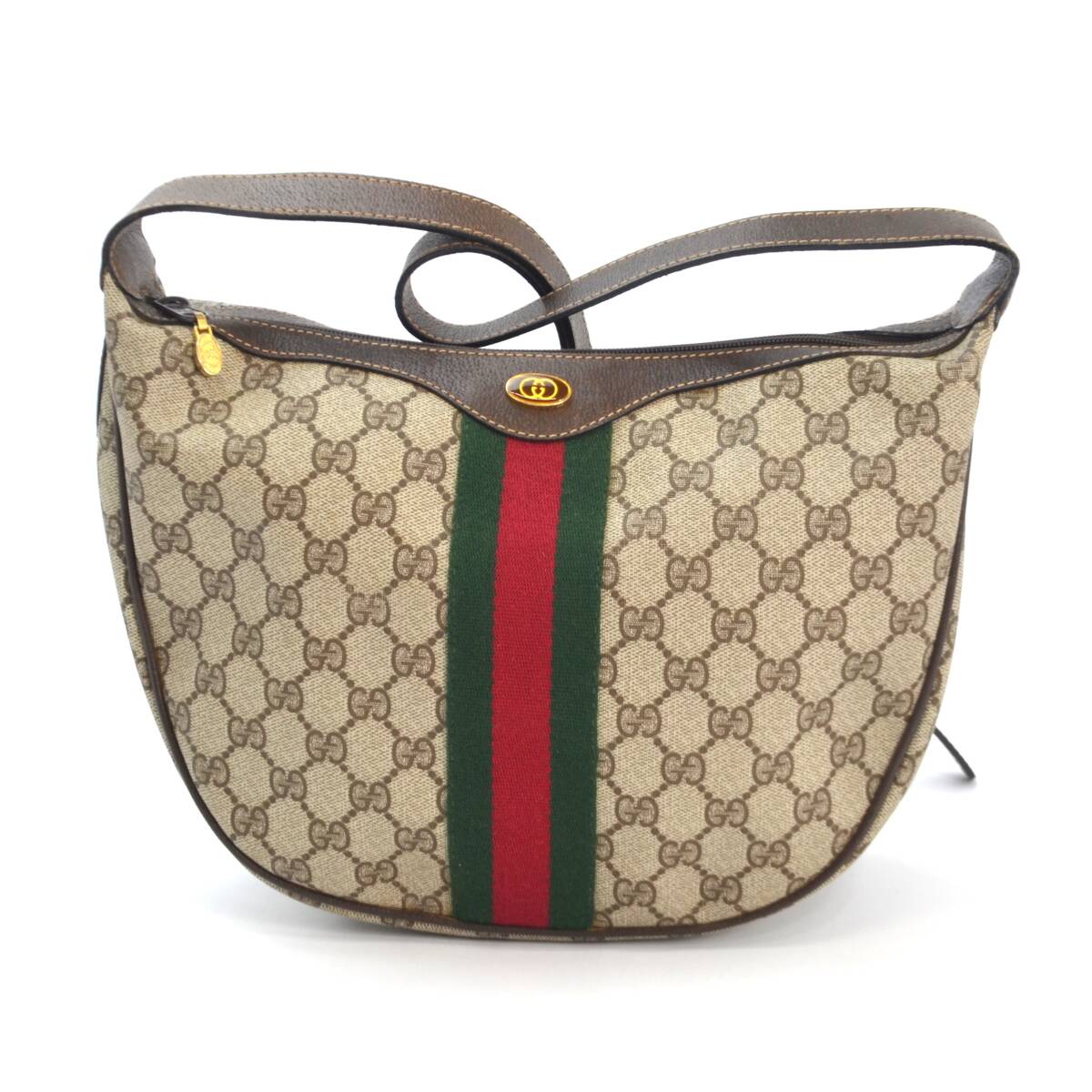 熱い販売 バッグ ライン シェリー GG柄 オールドグッチ グッチ GUCCI 1