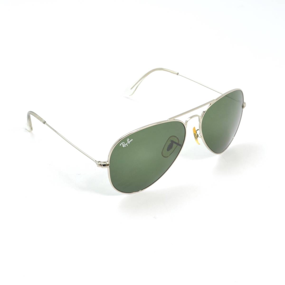 Y.p 1円スタート Ray-Ban レイバン サングラス アビエーター RB3025-W3277 グレー系 58□14 3N ケース付き_画像1