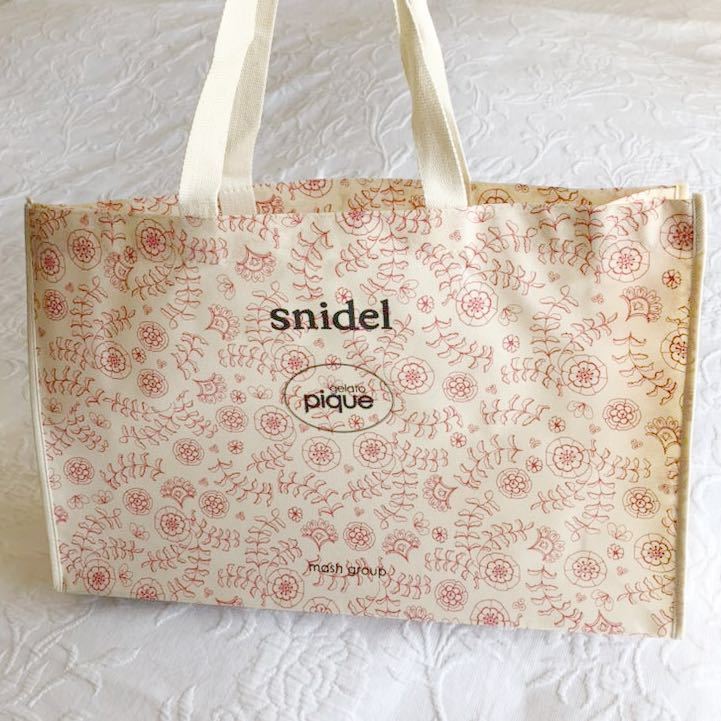 ★美品★snidel★スナイデル★大サイズ★ショッパー★ショップ袋★トートバッグ★エコバッグ★手提げ袋★不織布★マザーズバッグ★_画像3