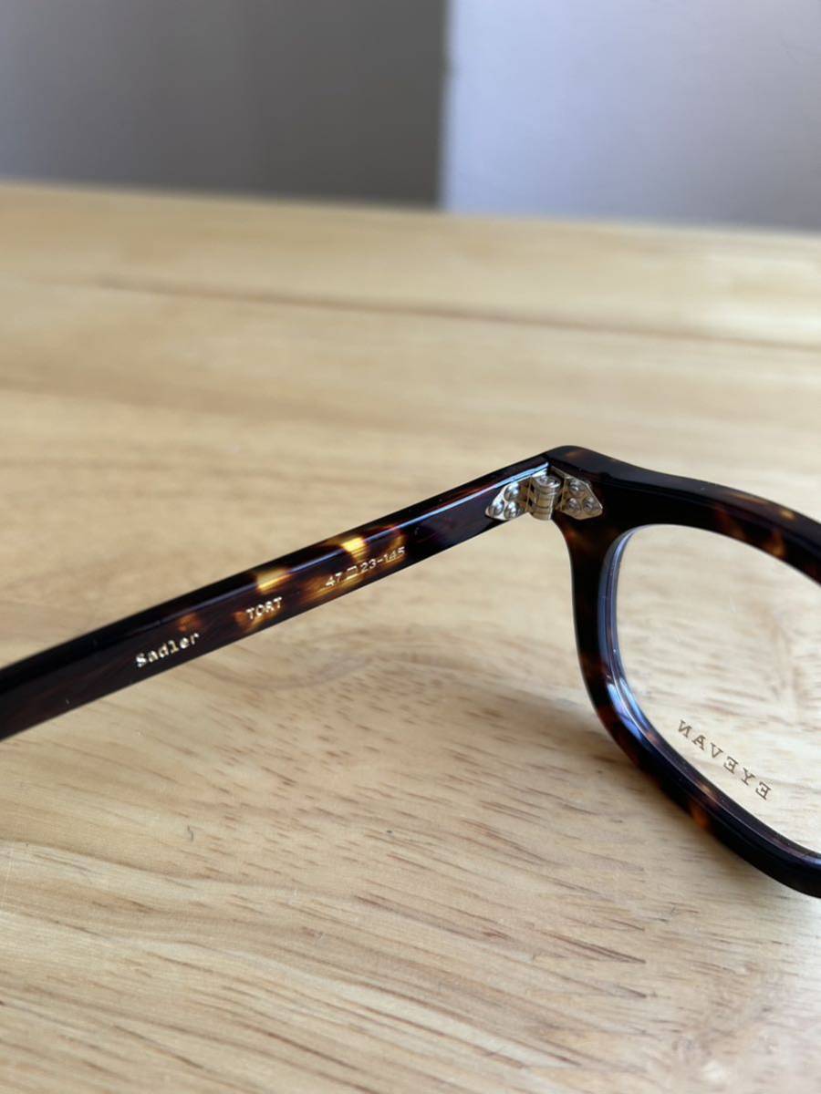 EYEVAN sadler 47 TORT アイバン　サドラー　未使用　moscot オリバーピープルズ ネイティブサンズ_画像5