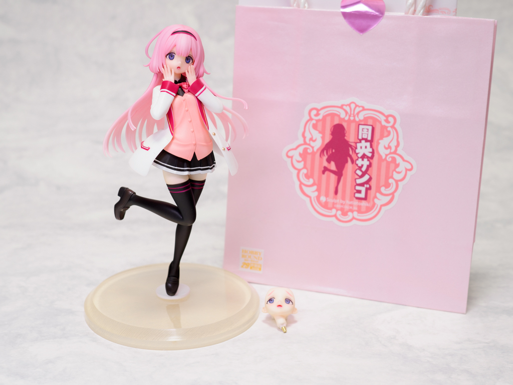 ガレージキット にじさんじ 周央サンゴ Yahoo!オークション - 【塗装済完成品】にじさんじ 周央 サンゴ