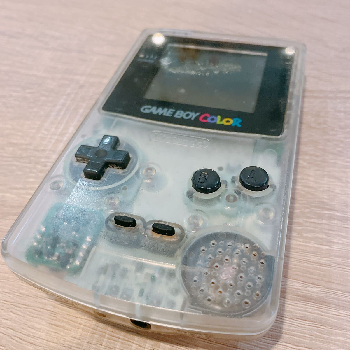 ゲームボーイカラー CGB-001 任天堂 Nintendo GBC スケルトン ニンテンドー GAMEBOY COLOR _画像2