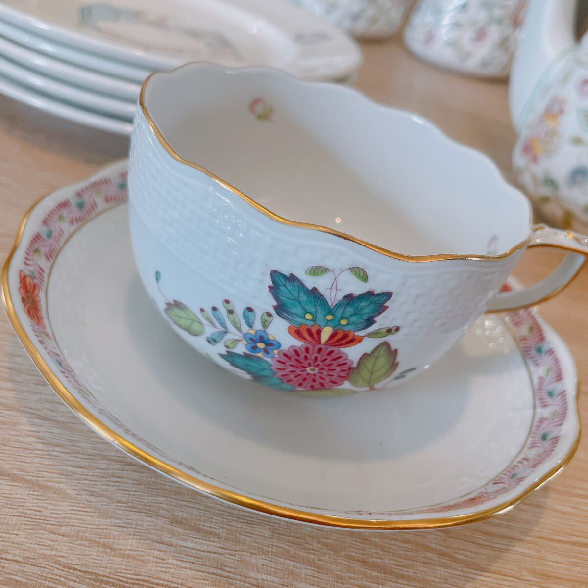 WEDGWOOD ウェッジウッド PETER RABBIT ピーターラビット HANDPAINTED 食器 セット _画像5