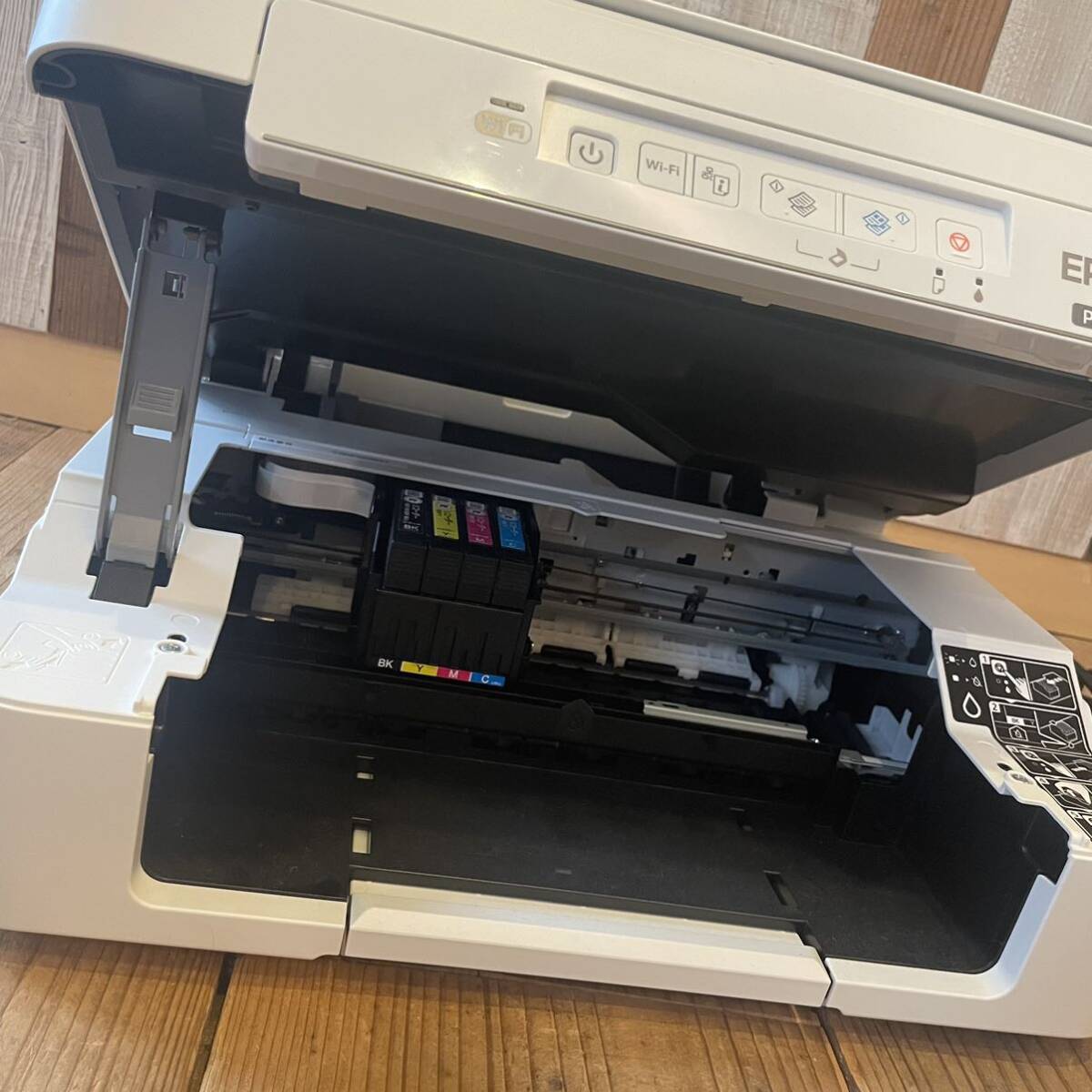 EPSON エプソン 動作品 A4プリンター 複合機 カラリオ PX-049A コピー スキャン Wi-Fi対応 _画像4