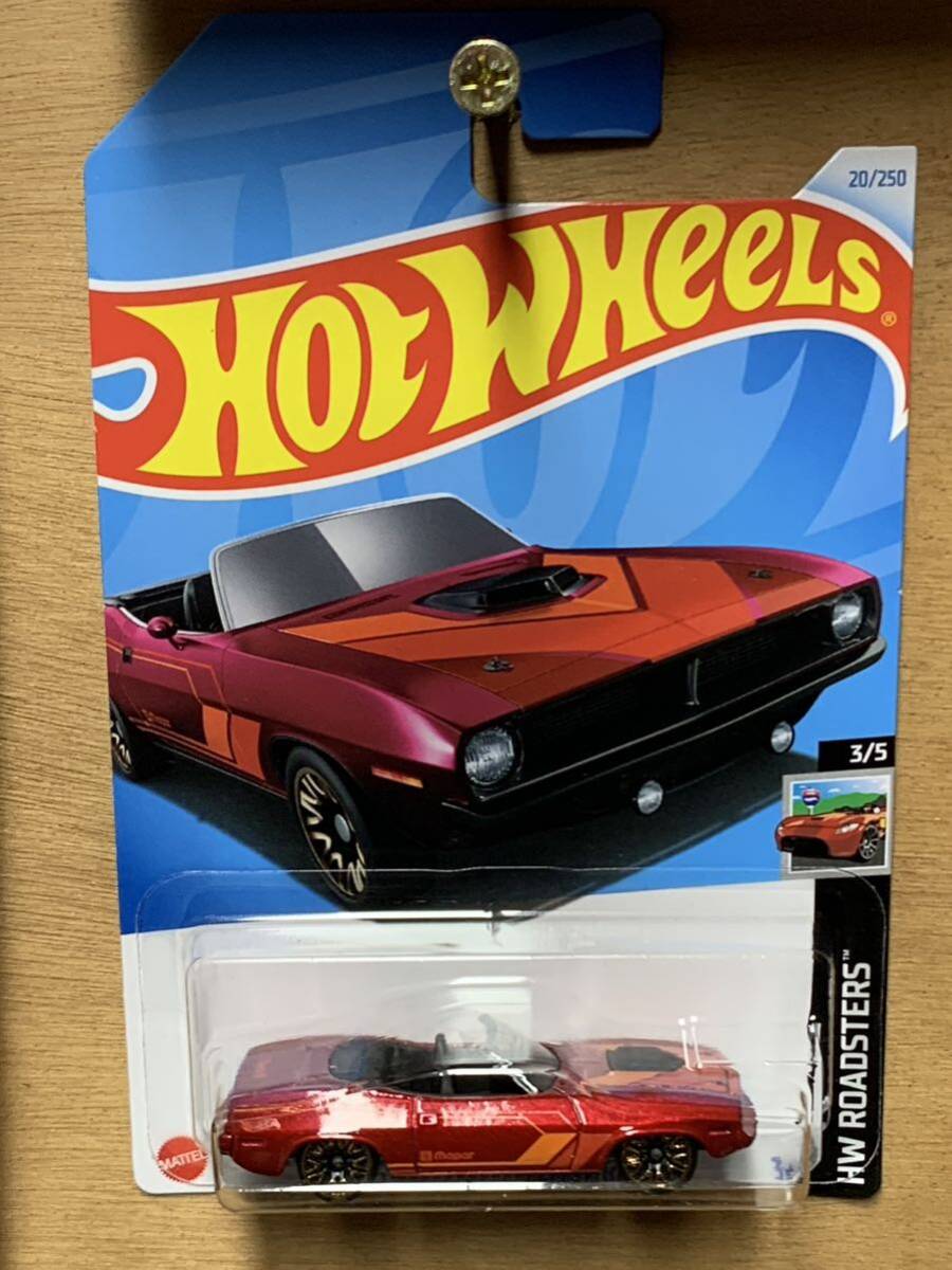 ホットウィール ベーシック2024 Fアソート　70 プリマス　バラクーダ hot wheels 70plymouth barracuda_画像1