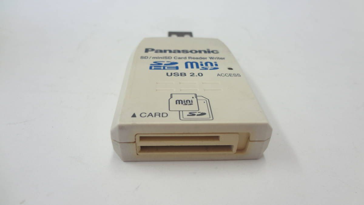 複数在庫　Panasonic　SD/miniSD　USBカードリーダーライター　USB2.0　BN-SDCJP3　　中古動作品_画像2