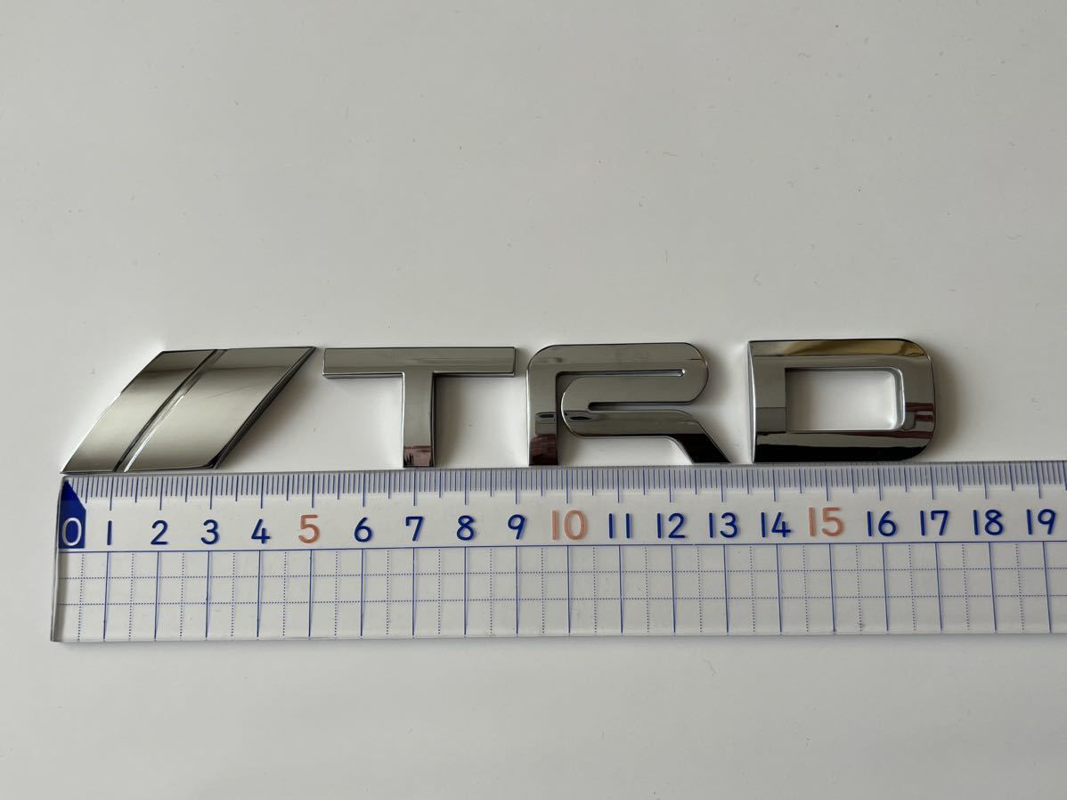 希少！　TRDエンブレム 正規品　中古美品　JZX100 JZA80 AE86等_画像1