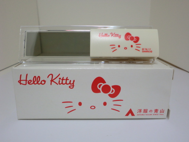 ★洋服の青山/Hello Kitty「ハローキティ置き時計/非売品」未使用品の画像1