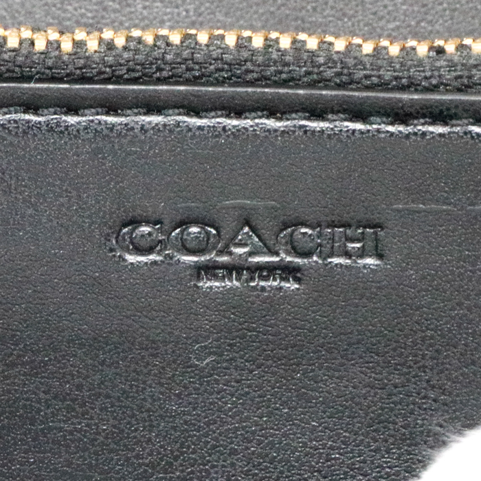 コーチ COACH クラッチバッグ レザー PVC シグネチャー F24280 セカンドバッグ ウォレット 中古 mal08013_画像6