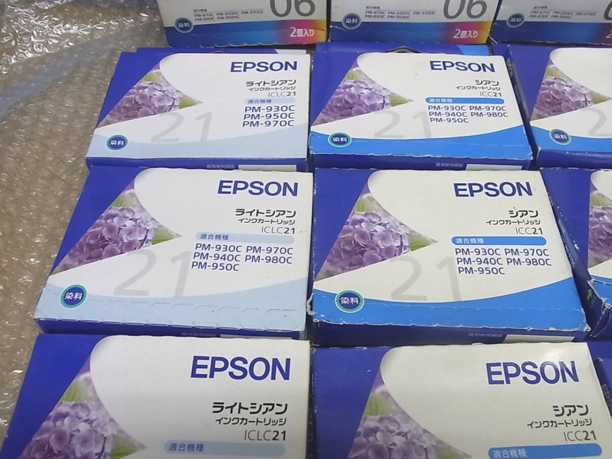 EPSON エプソン インク カートリッジ IC5CL06W IC1BK05W 等 26個 ジャンク品_画像4