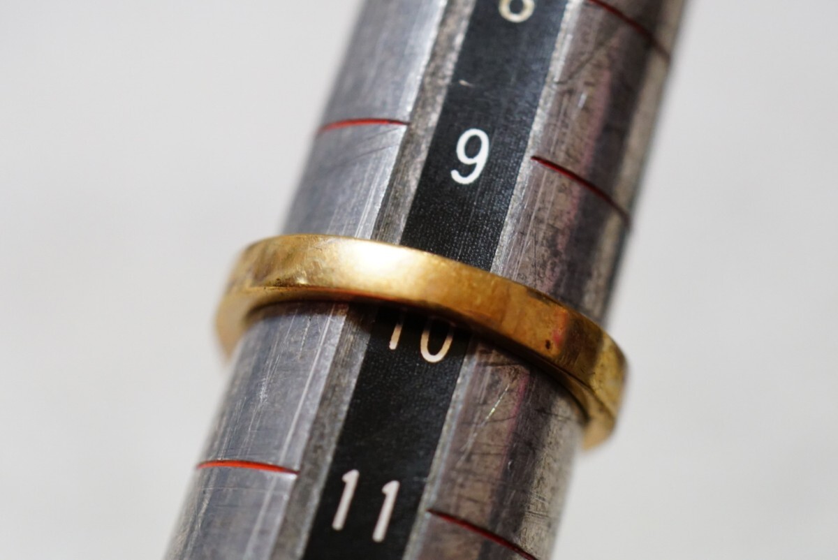 651 ガーネット ゴールドカラー リング 指輪 ヴィンテージ アクセサリー アンティーク 色石 宝石 カラーストーン 装飾品_画像3