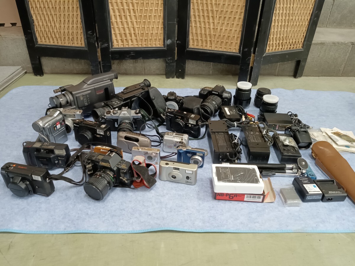 ●カメラ まとめ SONY Canon Konica OLYMPUS Nikon ビデオカメラ デジタルカメラ レンズ バッテリー 等の画像1
