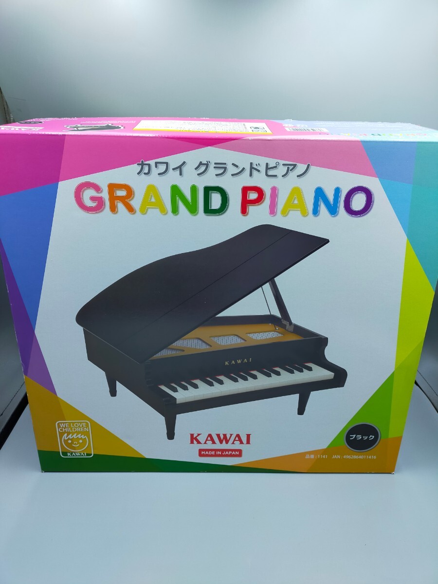 ☆KAWAI 1141 カワイ ミニピアノ ミニグランドピアノ ブラック_画像1