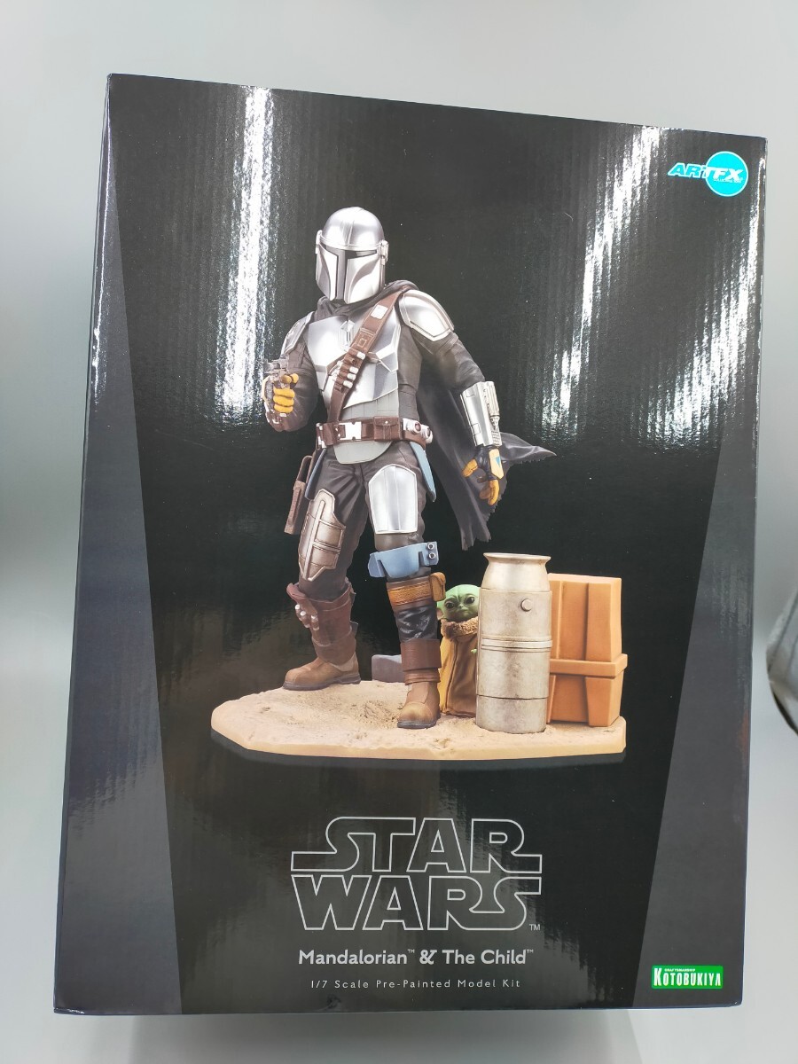 ●ARTFX STARWARS Mandalorian&The Child 1/7スケール スターウォーズ マンダロリアン ザ・チャイルド フィギュア KOTOBUKIYA 未開封品の画像1