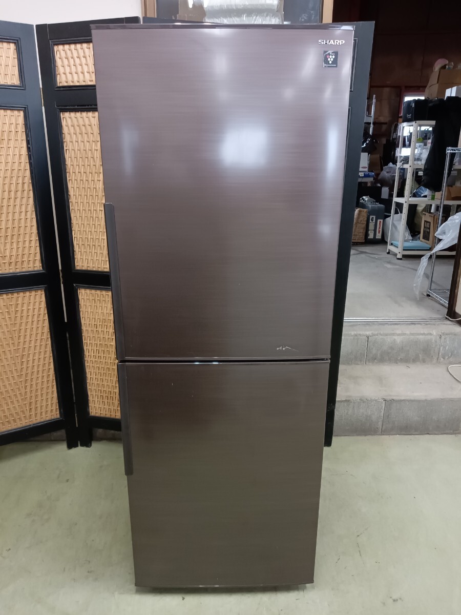 ●SHARP シャープ ノンフロン冷凍冷蔵庫 SJ-PD28F-T 2020年製 50/60Hz ブラウン _画像1