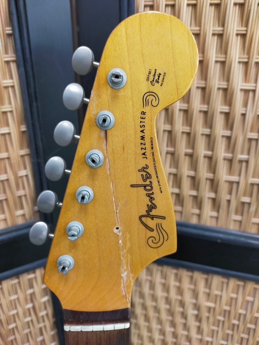 ☆Fender JAZZ MASTER Made in Japan フェンダー ジャズマスター 日本製 エレキギター※ヘッド割れありの画像4
