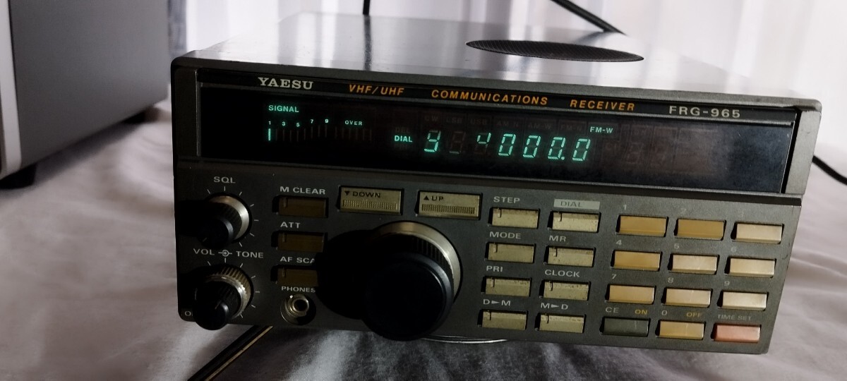 ヤエス無線機　VHF/UHF レシーバー　コミュニケーション　 FRG−965_画像1