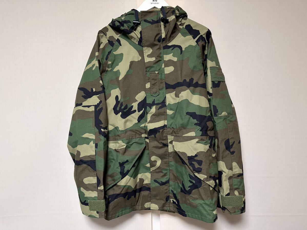 ＊美品＊ S-R ECWCS 米軍実物 ミリタリー ARMY GORE-TEX ゴアテックス ウッドランドカモ 90s 1st Gen 後期 迷彩 ジャケット 90年代 レア_画像1