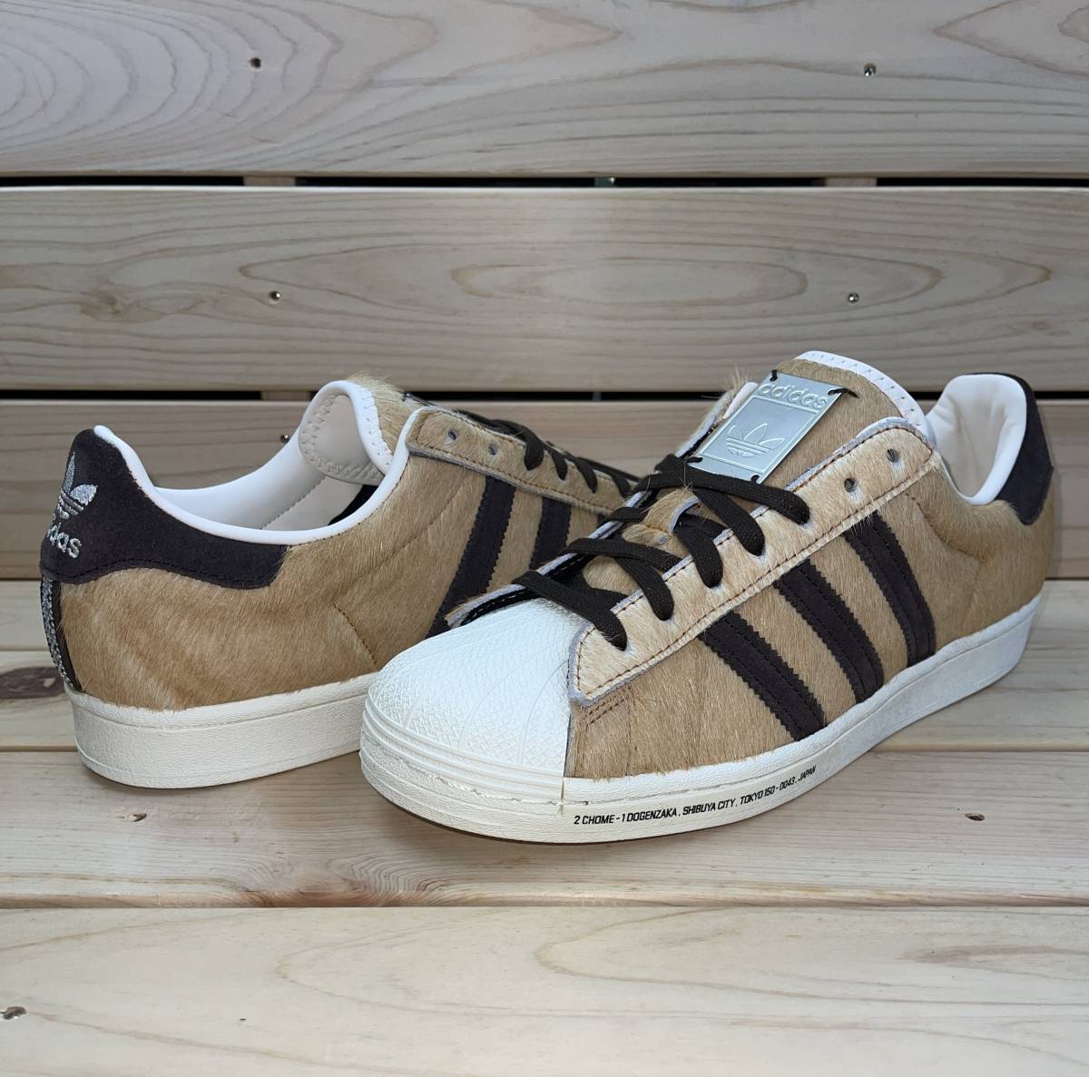 a Tomos Adidas Originals 26.5cm super Star bee . Brown tax included regular price 15400 jpy ATMOS ADIDAS SUPERSTAR is lako sneakers 