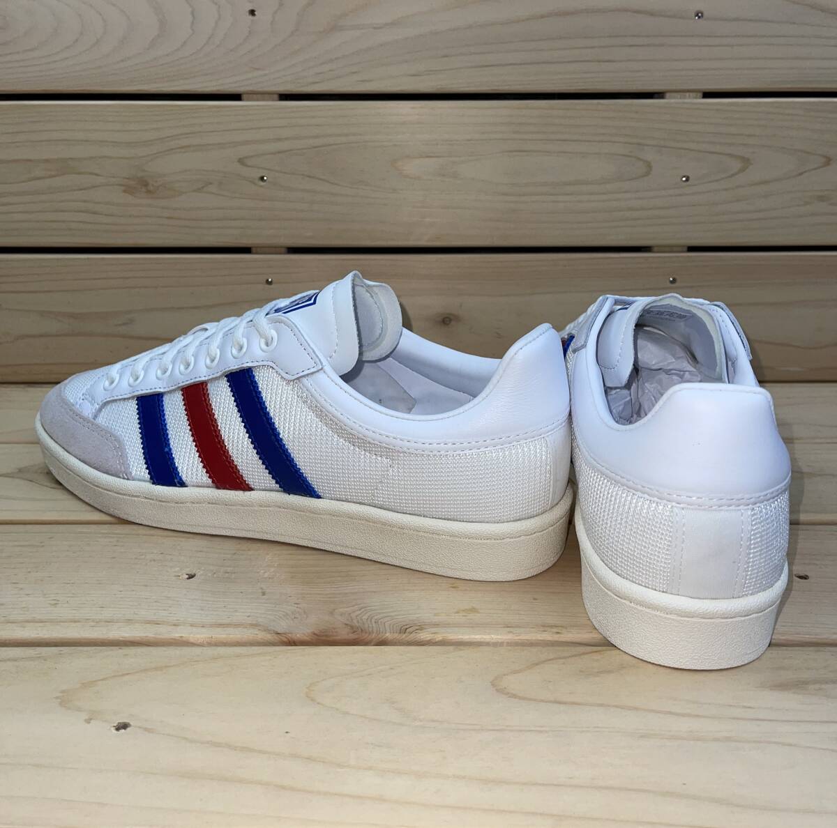 1円 スタート アディダス オリジナルス 27.5cm アメリカーナ ロー ホワイト adidas Originals AMERICANA LOW メンズ スニーカーの画像3