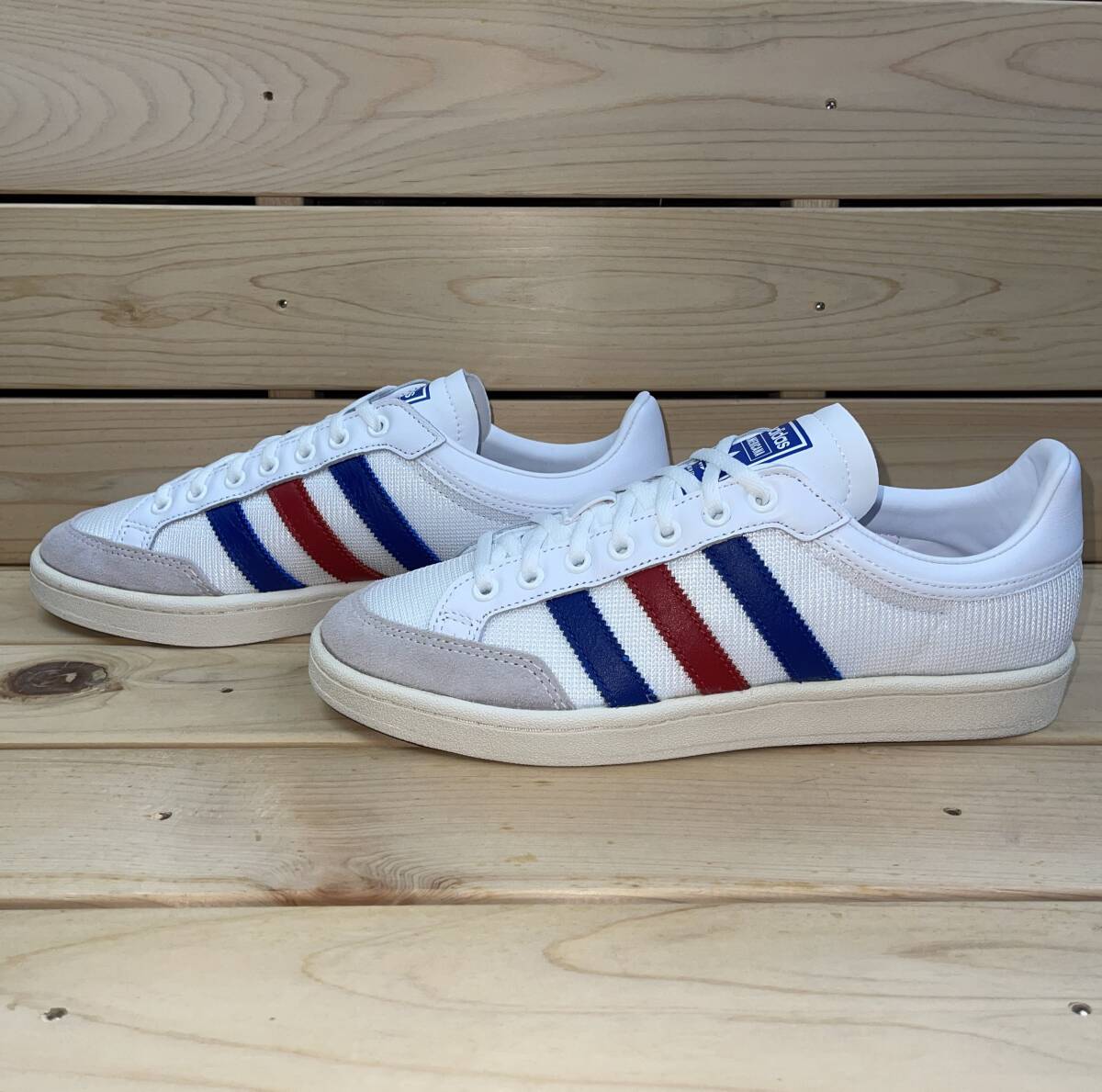 1円 スタート アディダス オリジナルス 26.5cm アメリカーナ ロー ホワイト adidas Originals AMERICANA LOW メンズ スニーカーの画像4