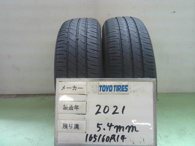 中古 トーヨー タイヤ 165/60R14_画像1