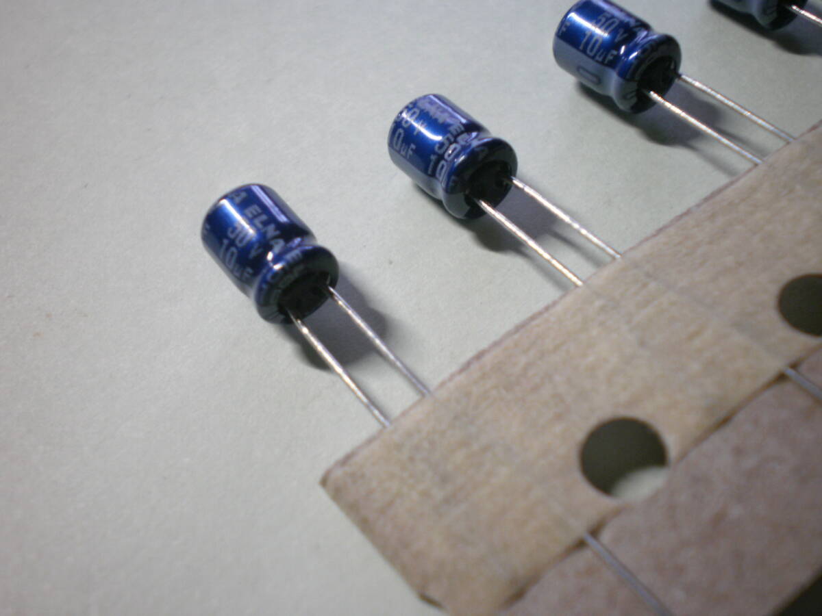  electrolytic capacitor 10μF 50V ELNA 10 piece set unused goods [ several set have ] [ tube 12-2]