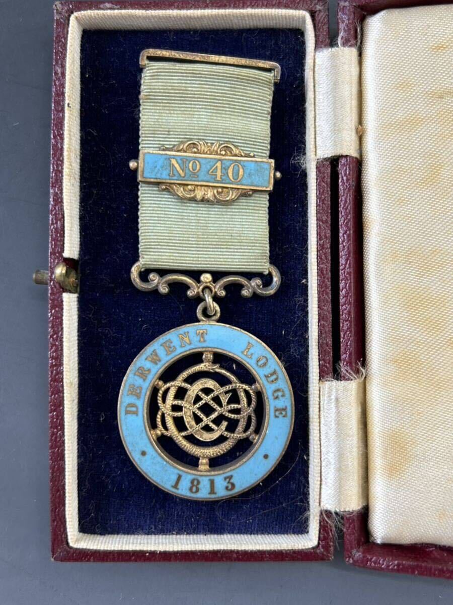 イギリス勲章 銀製 メダル 1813 スターリングシルバーの画像2