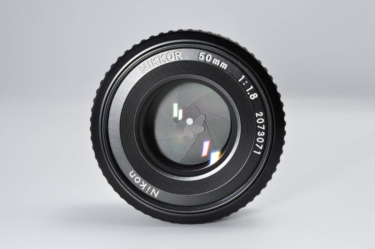 【極上美品】ニコン Nikon Ai-s AIS 50mm F1.8 パンケーキレンズ 単焦点 Fマウント Ai-S_画像7