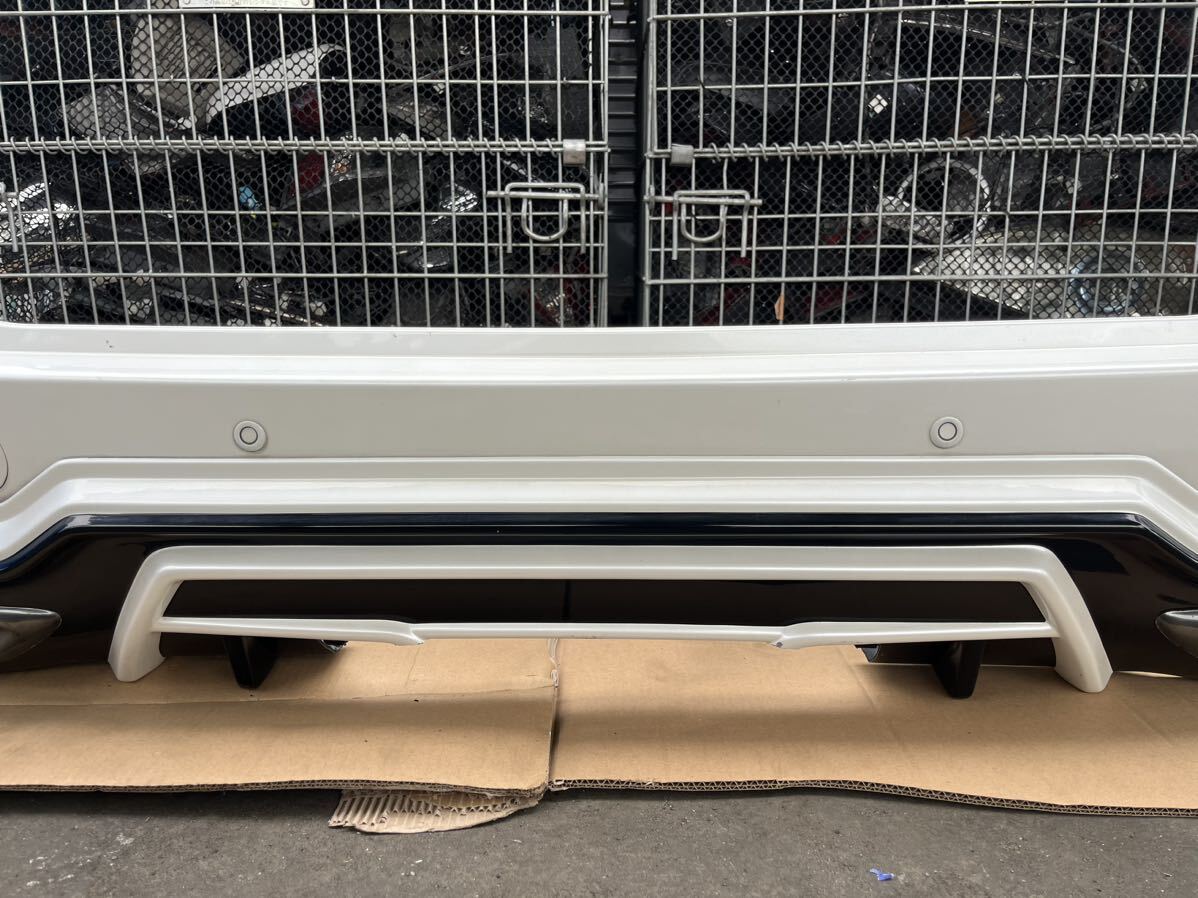  used Toyota Vellfire DBA-ANH25W original rear bumper GGH20W / GGH25W / ANH20W rear bumper white pearl color 