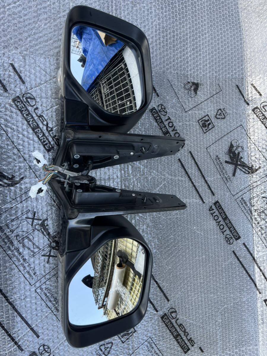  used Mitsubishi Delica D5 CV5W original door mirror side mirror left right set plating door mirror has confirmed ( left 7 pin right 7 pin )