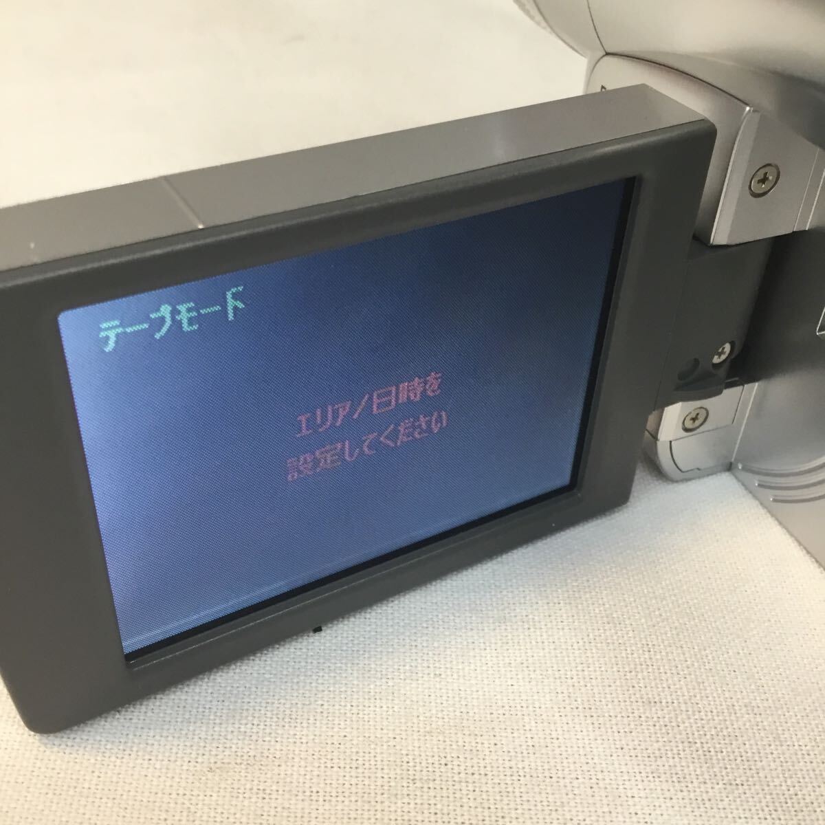 &【Canon/キャノン】デジタルビデオカメラ MiniDV FV M30 280X シルバー リモコン付 箱、説明書 通電確認済 保管品 現状品_画像6