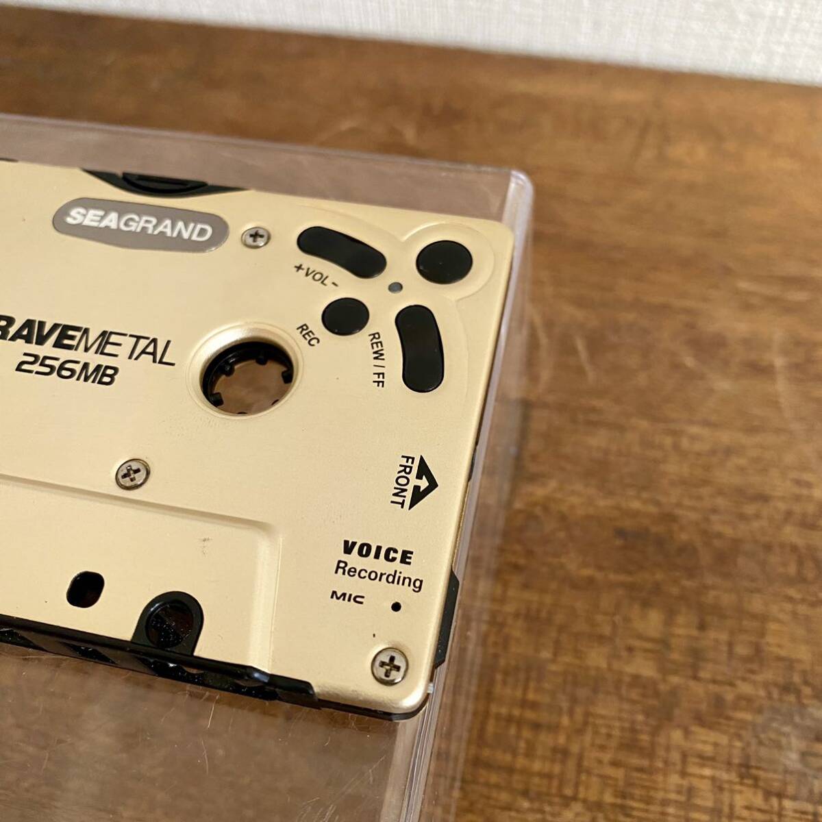 RAVE METAL 256MB RM600 SEAGRAND / カセットテープ型 オーディオプレイヤー 【現状品】【動作未確認】の画像2
