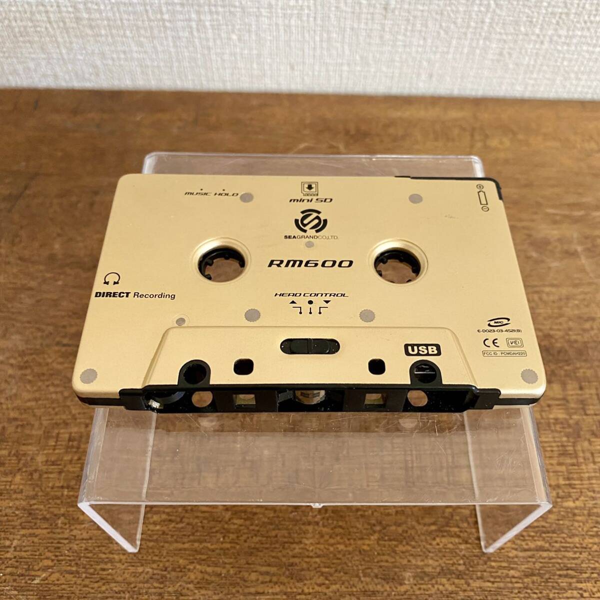 RAVE METAL 256MB RM600 SEAGRAND / カセットテープ型 オーディオプレイヤー 【現状品】【動作未確認】の画像4