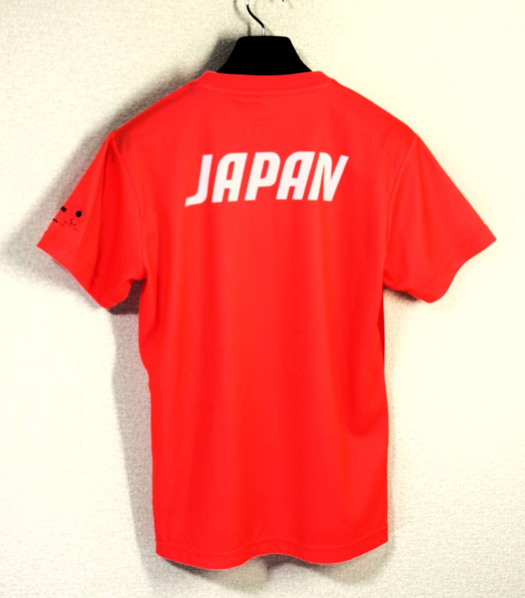 未使用 asics アシックス #2033A870◆東京オリンピック◆JAPAN 応援 吸汗速乾Ｔシャツ:M_画像2