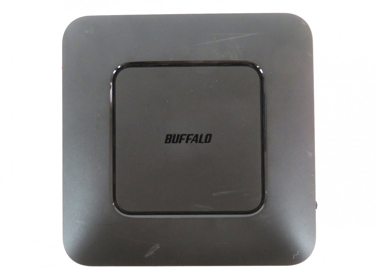 BUFFALO バッファロー Wi-Fiルーター 無線LAN親機 本体 WSR-1800AX4S-BK スタンド ACアダプタ LANケーブル 説明書・外箱付 0323-057_画像5