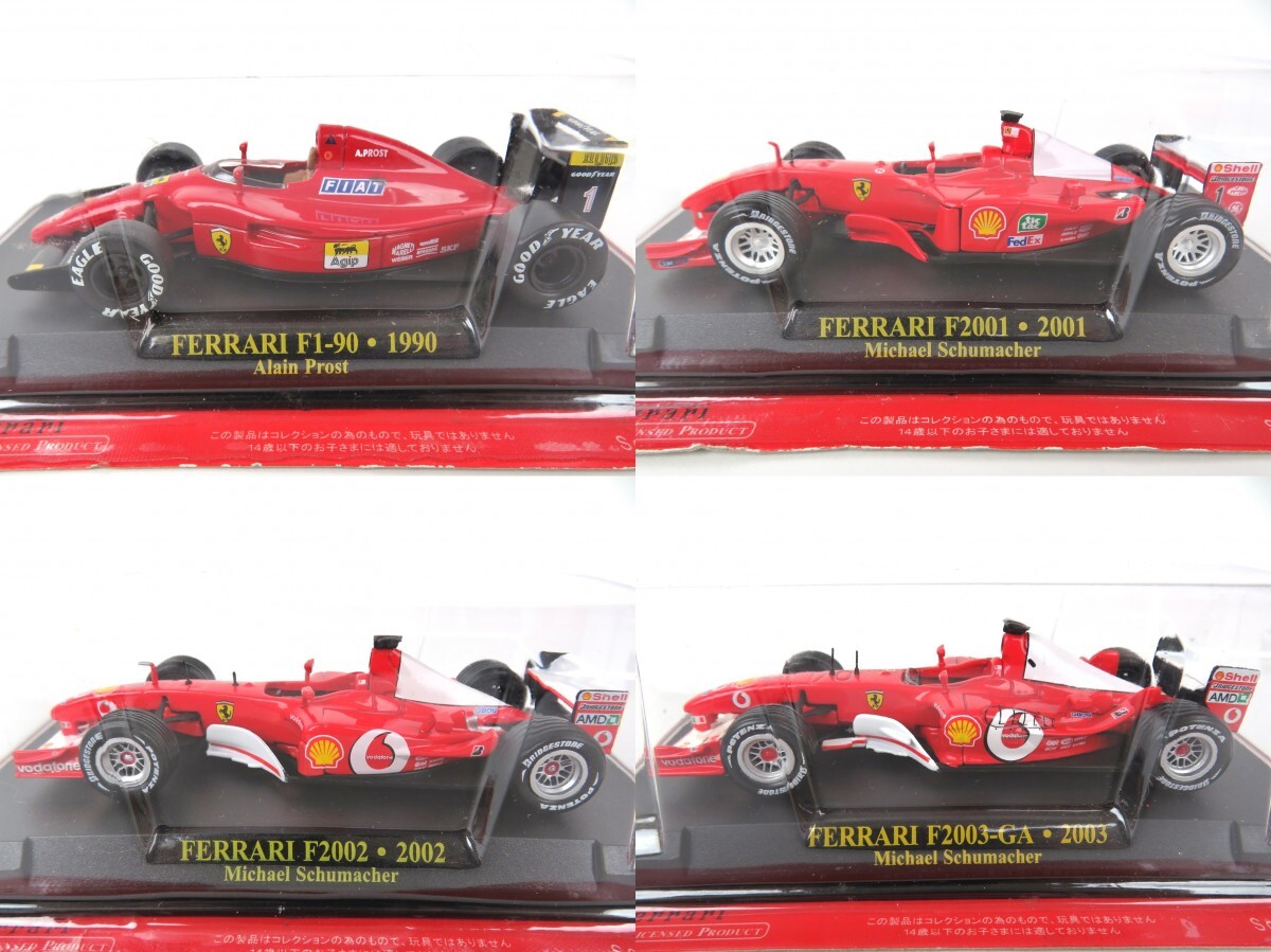 未開封 まとめ 7点 Ferrari フェラーリ OFFICIAL LICENSED PRODUCT F1-90 F2001 F2002 F2003 F2005 248F1 F2007 ミニカー 1/43 0317-064_画像6