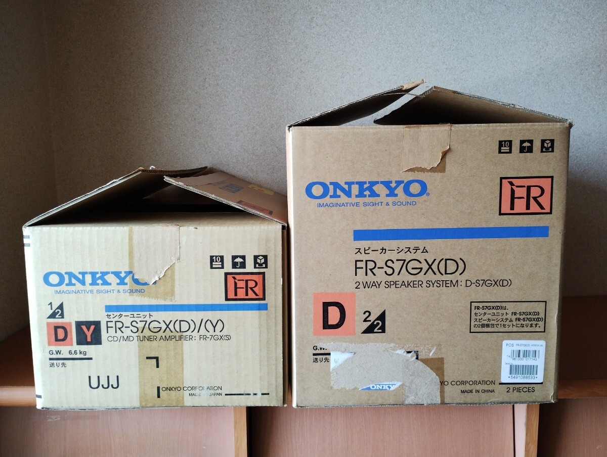ONKYO オンキョー FR-S7GX(D)MD CD ミニコンポ オーディオ機器 箱付の画像10