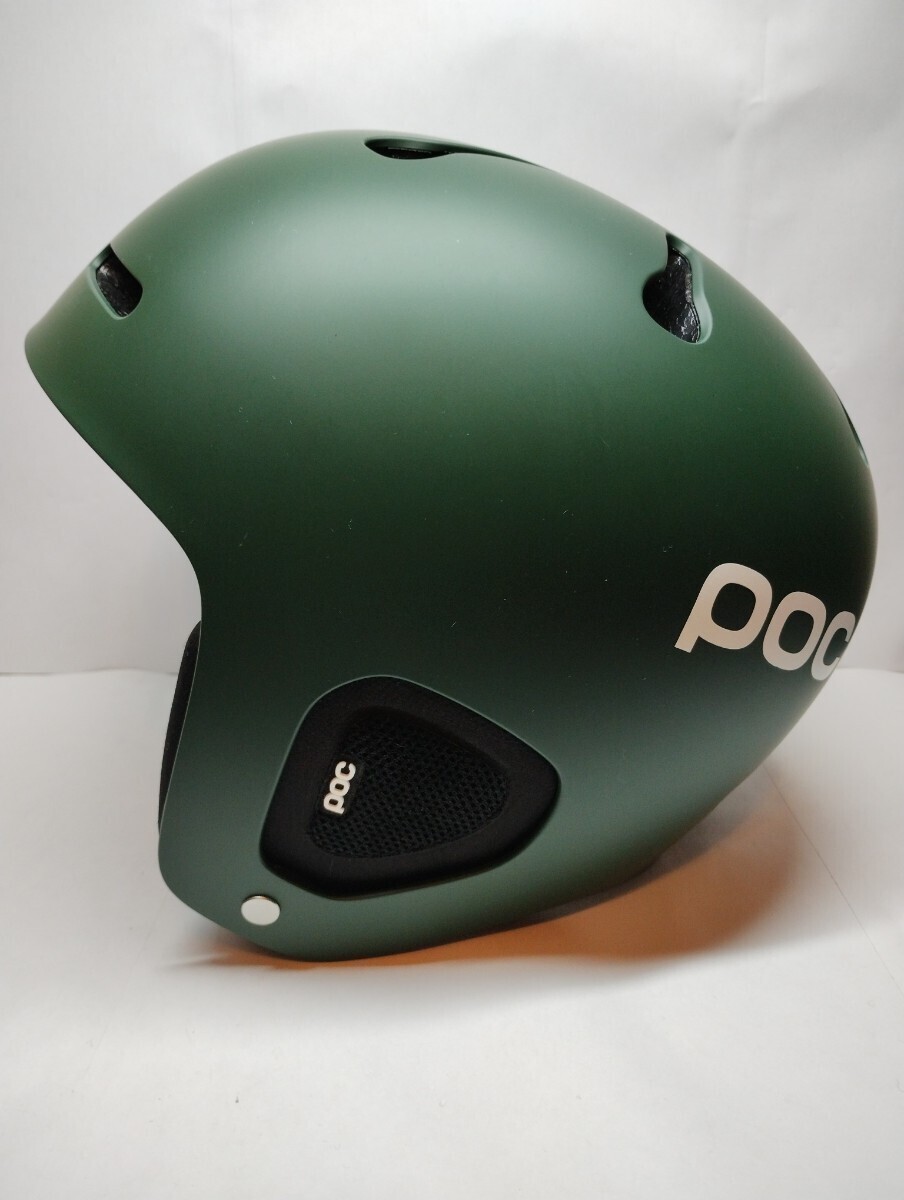 美品 POC Auric ヘルメット ML55-58 Methane Green 大人用 スキー スノーボード_画像2