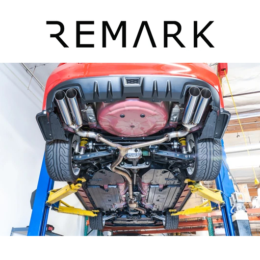 REMARK スバル WRX STI S4 VAB VAG 2014-2021年 アクスルバック エキゾースト BOSO Edition ステンレスポリッシュ_画像3
