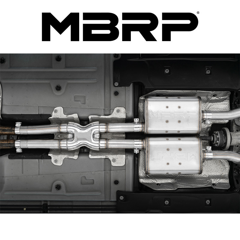 MBRP 2015-2024 ダッジ チャレンジャー 3.6L V6 CAT-BACK エキゾースト 正規品_画像6